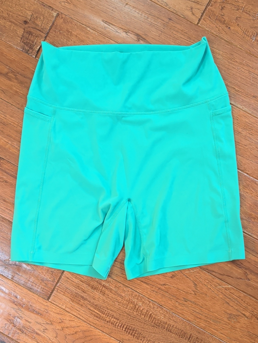 LSKD Elixir Ultra High-Waist 6" Sport Shorts in Teal